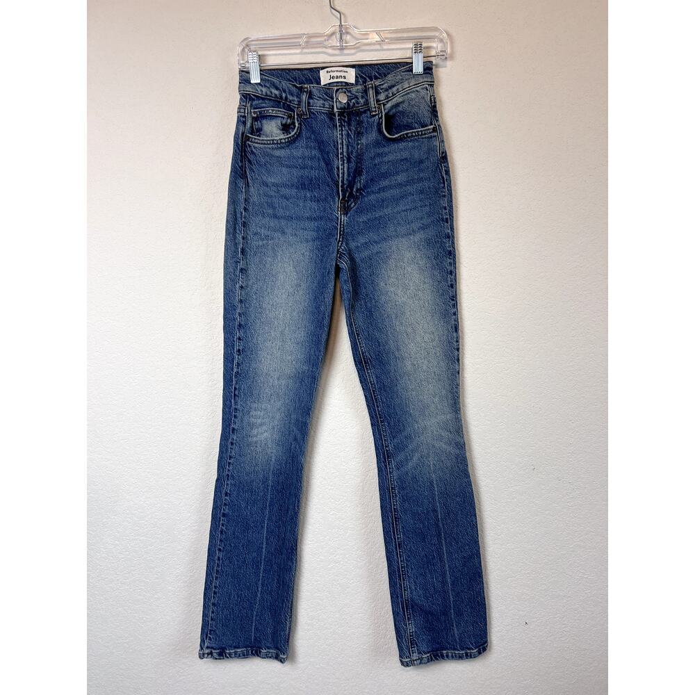 Chic Reformation Cynthia Jeans in Malta Wash - Size 25